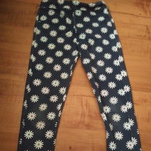 Flower print leggings